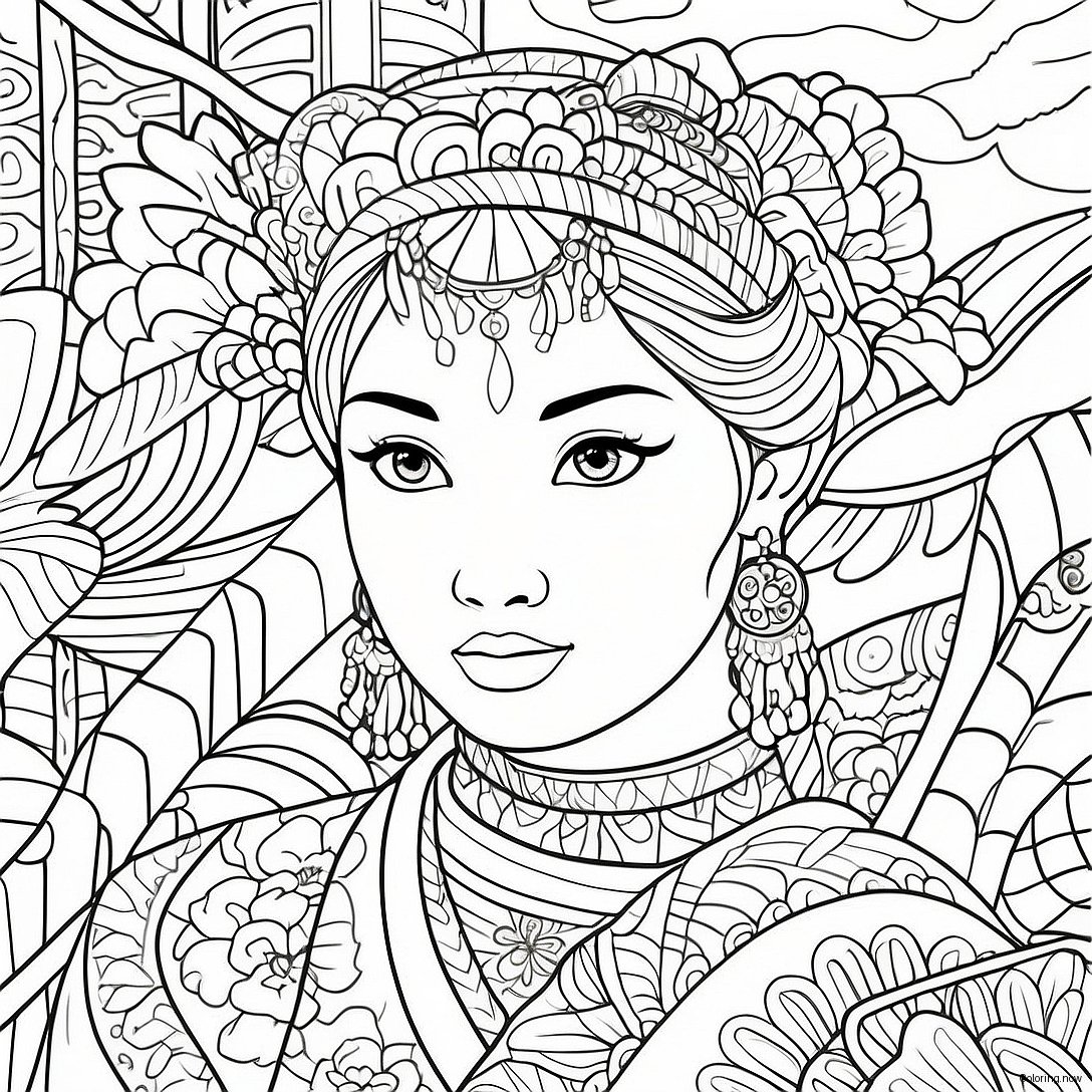 Aapi Heritage Coloring Page 17579 14163