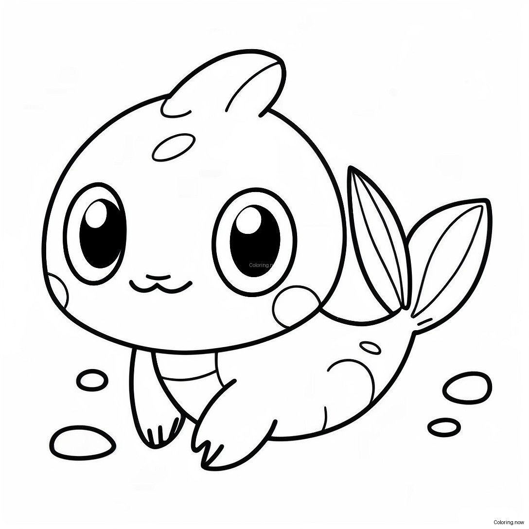 Cute Water Type Pokemon Swimming Coloring Page 19662 15831