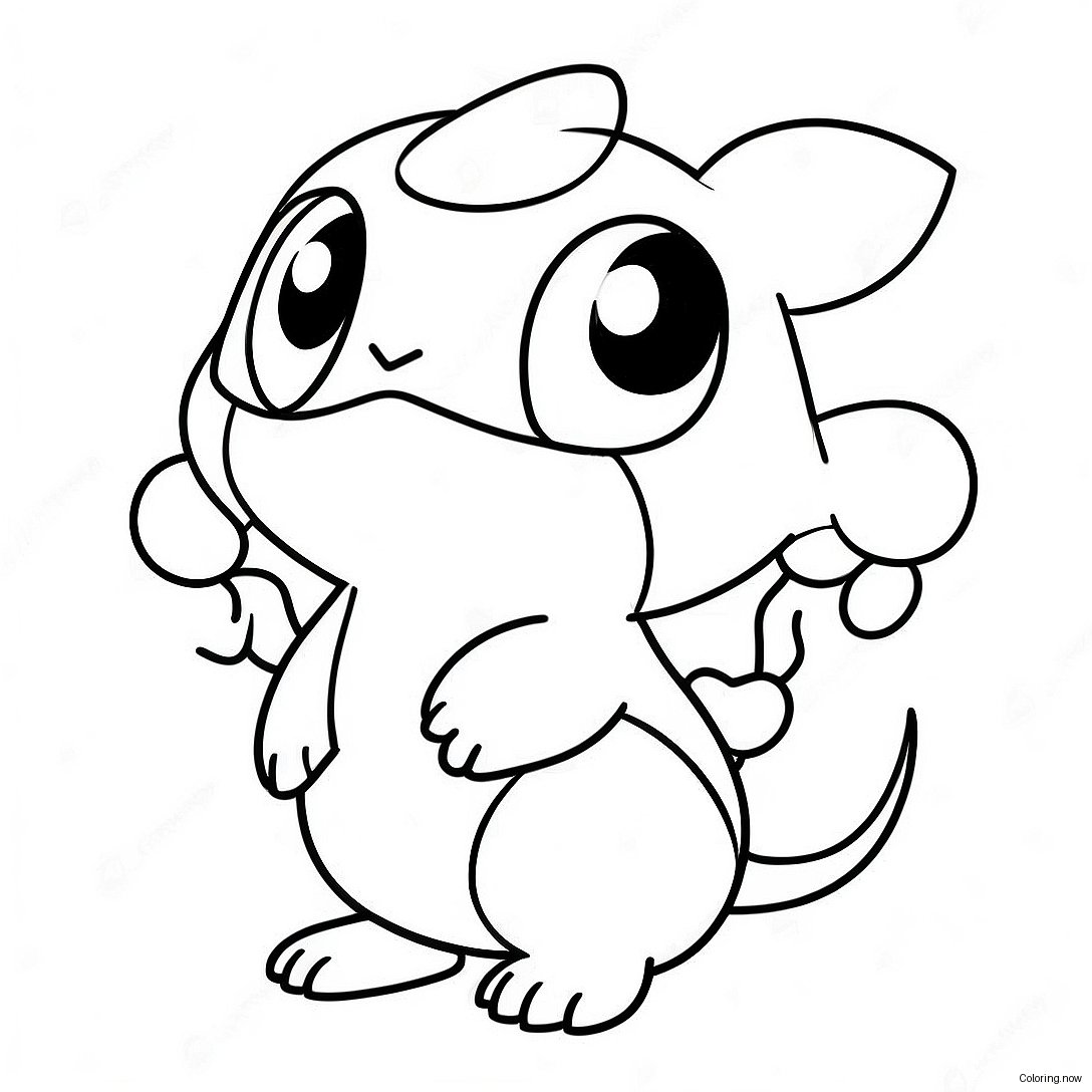 Dark Type Pokemon Coloring Page 68193 54670