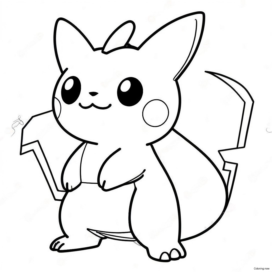 Electric Type Pokemon Coloring Page 59993 48135