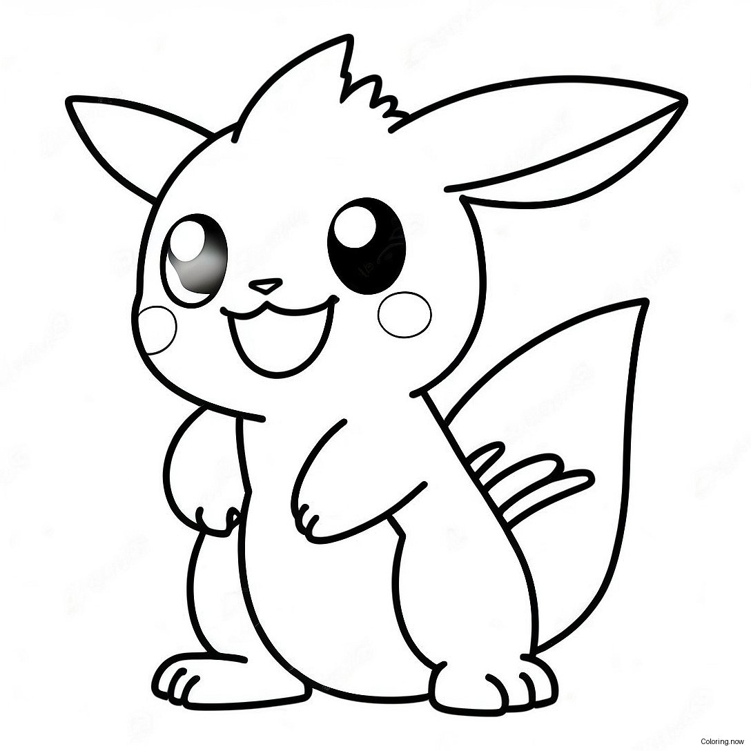 Electric Type Pokemon Coloring Page 59993 48136