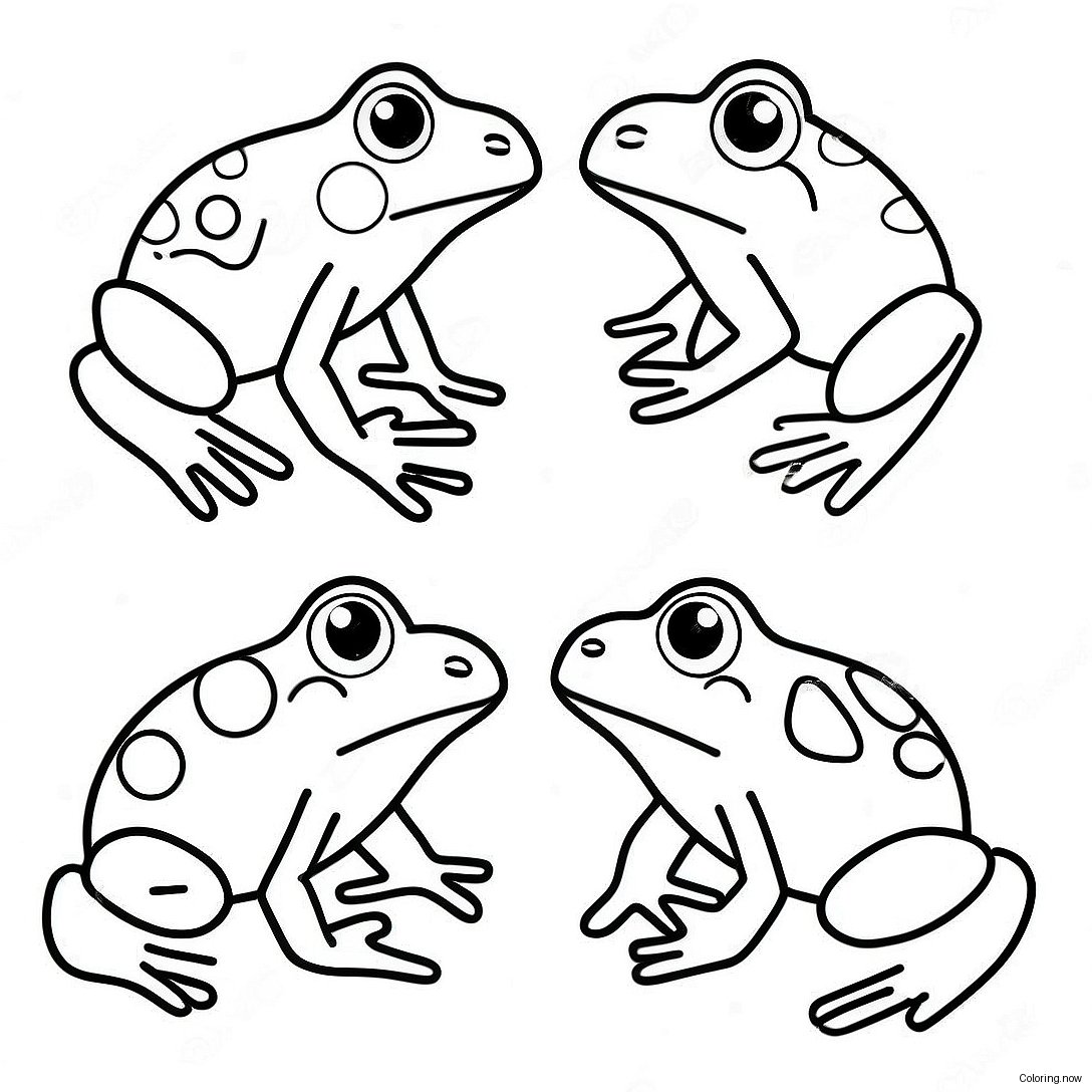 Frog Life Cycle Stages Coloring Page 70213 56280