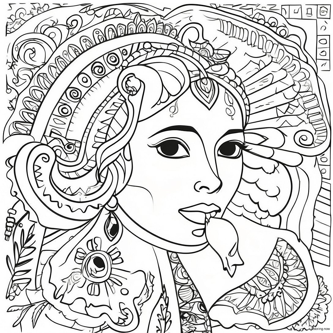 Hispanic Heritage Coloring Page 991 789