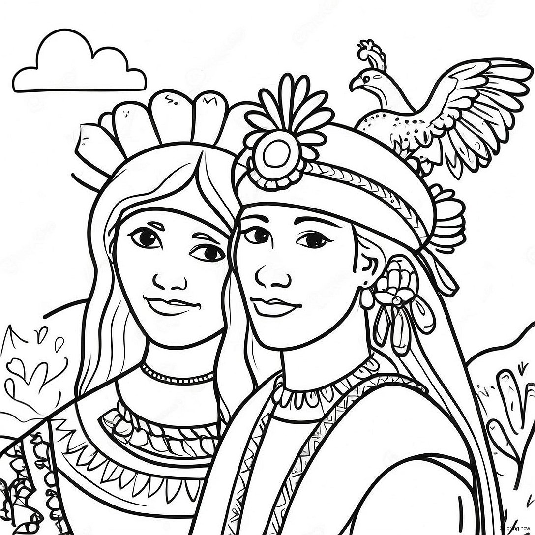 Hispanic Heritage Coloring Page 991 792