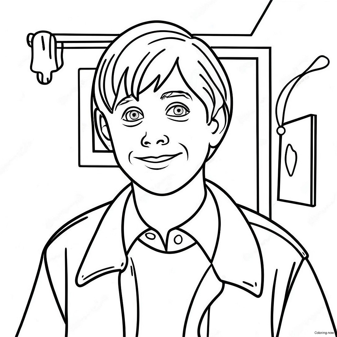 Kevin Mccallister In The House Coloring Page 9607 7837