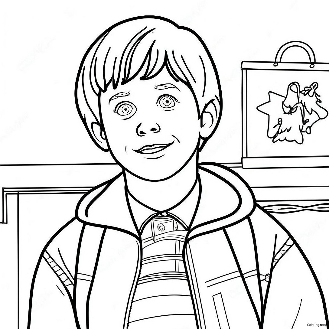 Kevin Mccallister In The House Coloring Page 9607 7838