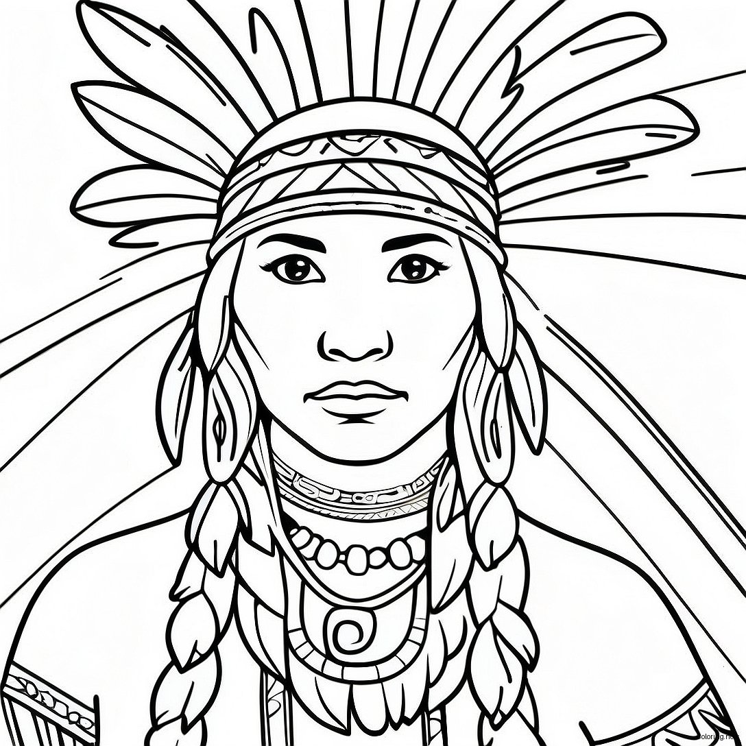Native American Heritage Month Coloring Page 15969 12884