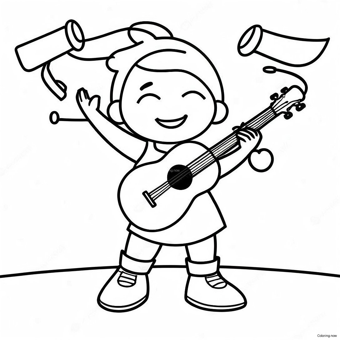 Piper Rockelle Performing On Stage Coloring Page 69164 55438