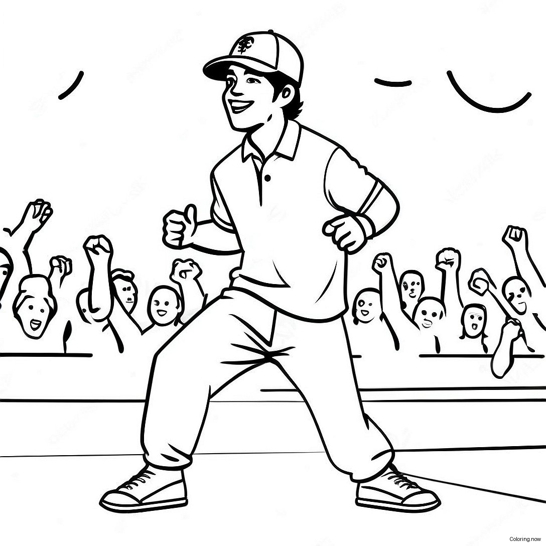 Polo G Performing On Stage Coloring Page 44204 35295