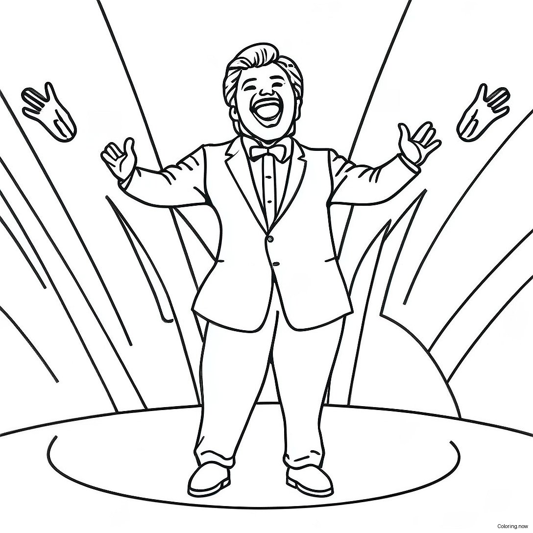 Rod Wave Performing On Stage Coloring Page 15050 12145