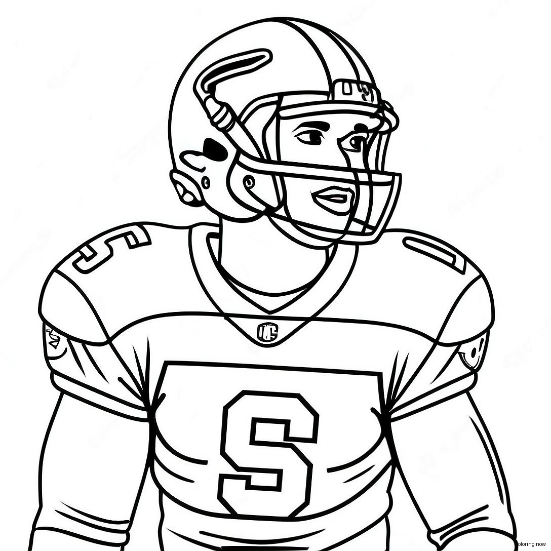 Tua Tagovailoa Coloring Page 45303 36172