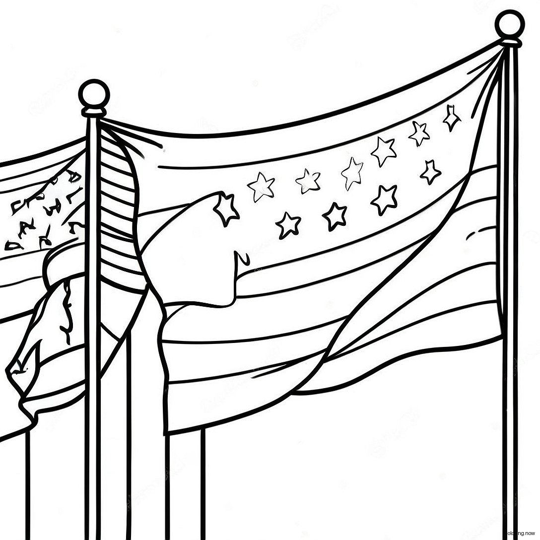 Vibrant Hispanic Heritage Flags Coloring Page 19802 15946