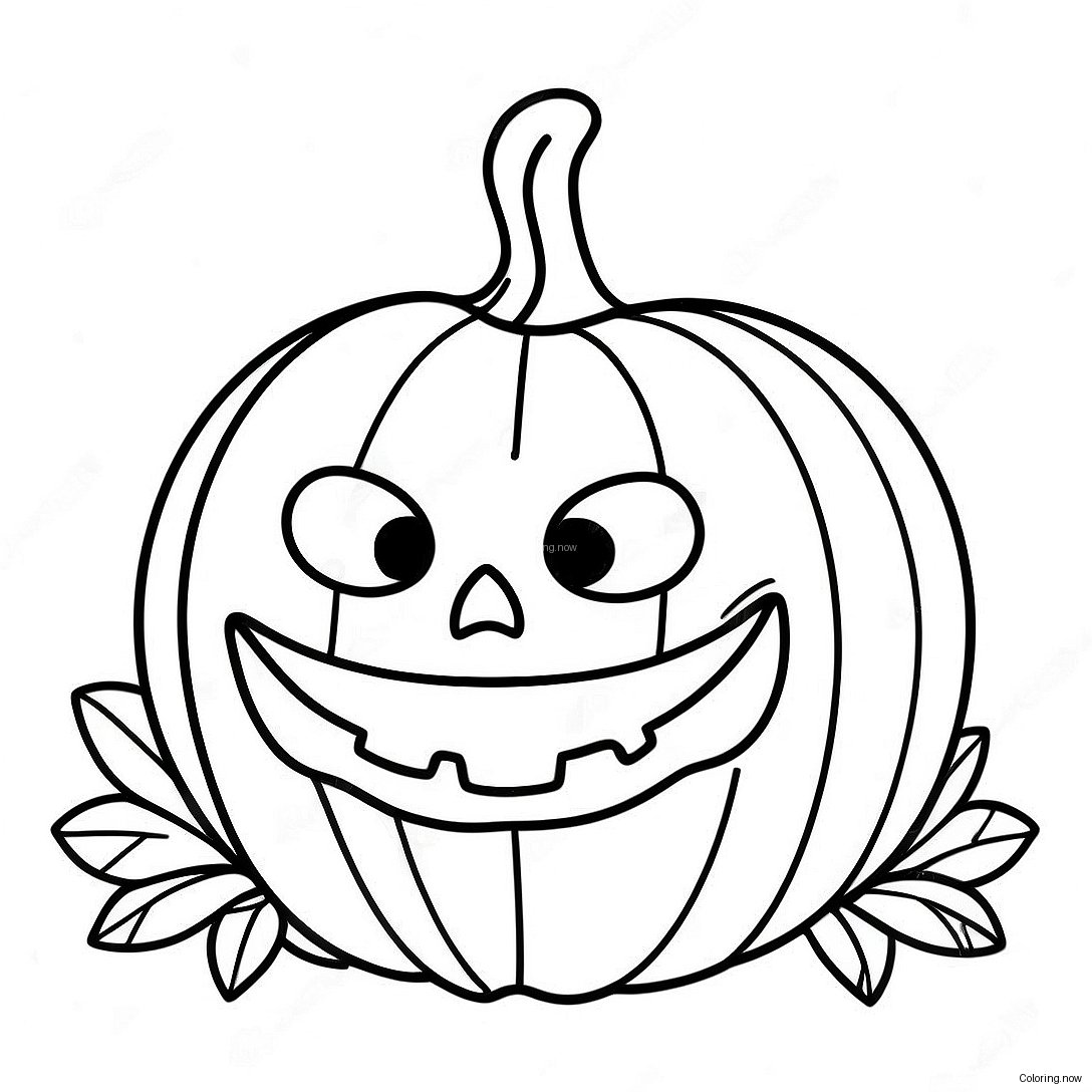 Vintage Halloween Pumpkin Coloring Page 15449 12472