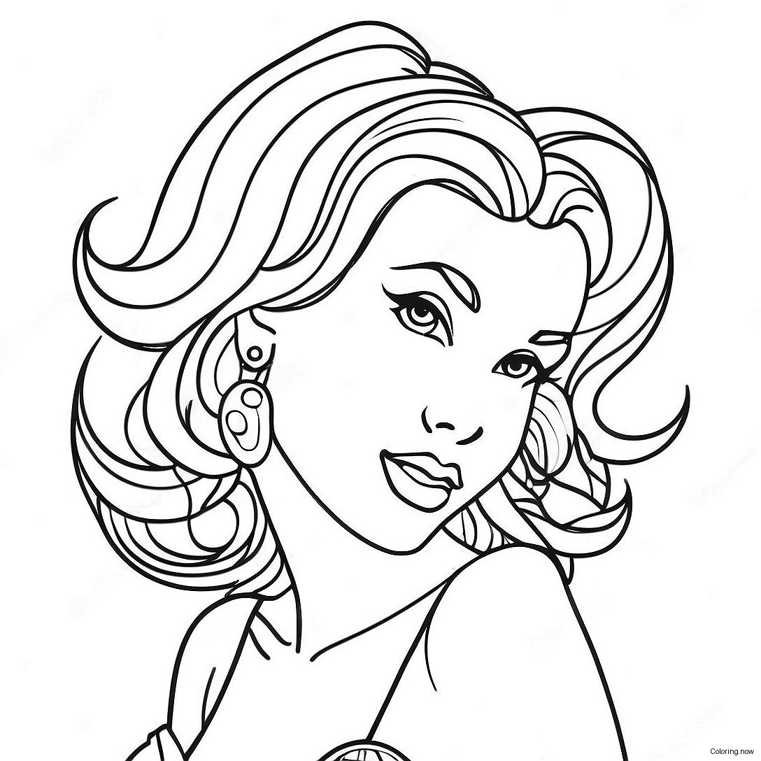 Vintage Tattoo Pin Up Coloring Page 28394 22761