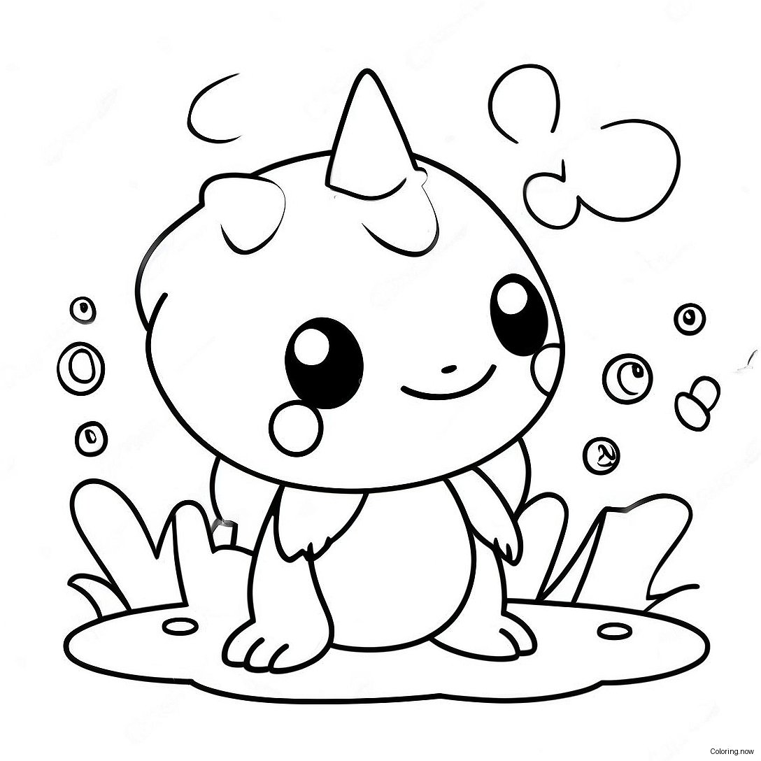 Water Type Pokemon Coloring Page 19661 15822