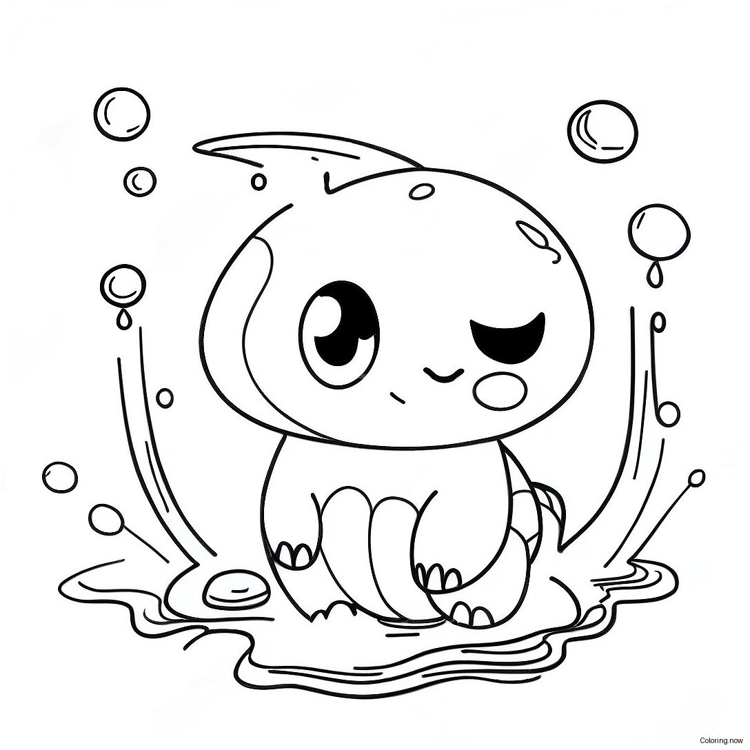 Water Type Pokemon Coloring Page 19661 15823