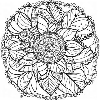 Fall Leaf Coloring Pages