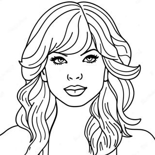 Taylor Swift 1989 Album Cover Coloring Page 1001-801