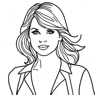 Taylor Swift 1989 Album Cover Coloring Page 1001-802