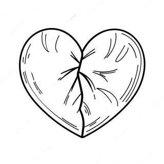 Broken Heart Coloring Pages