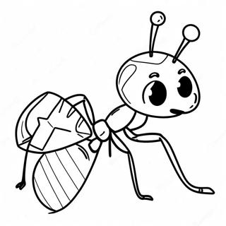 Ant Coloring Page 10036-8182