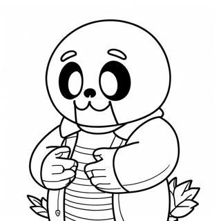 Sans Coloring Page 10076-8214