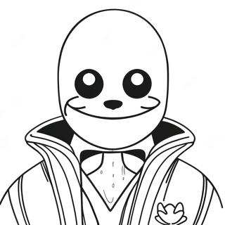 Sans Coloring Page 10076-8216