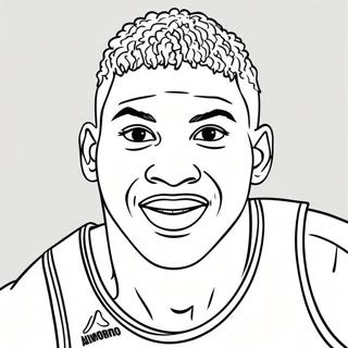 Giannis Antetokounmpo Coloring Page 10086-8222