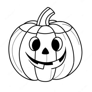 Jack O Lantern Coloring Page 10106-8235