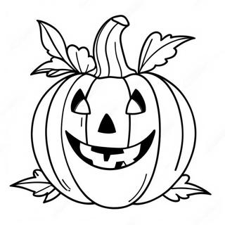 Jack O Lantern Coloring Page 10106-8236