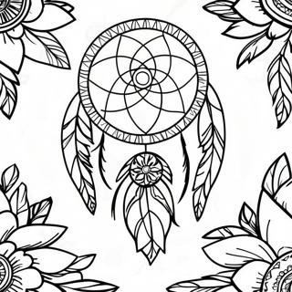 Dream Catcher Coloring Page 1011-816