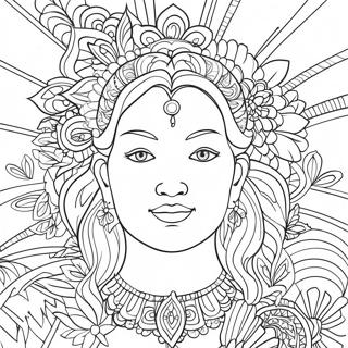 Mindful Breathing Coloring Page 10127-8261