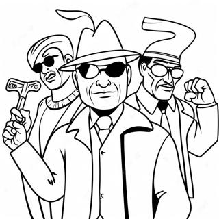 Bad Guys Coloring Page 10156-8279