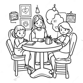 Adventurous Babysitters Club Coloring Page 10167-8286