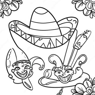 Cinco De Mayo Coloring Pages