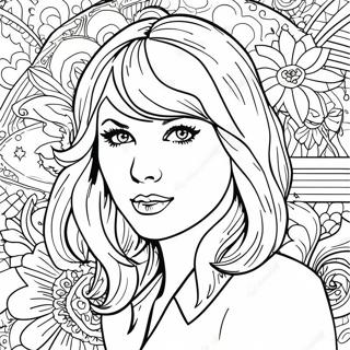 Reputation Taylor Swift Coloring Pages