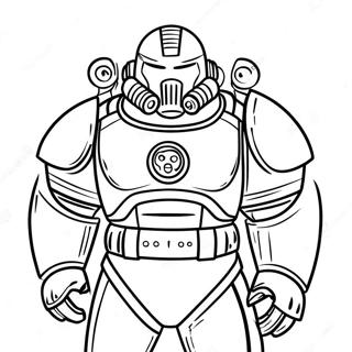 Fallout Power Armor Coloring Page 10287-8385