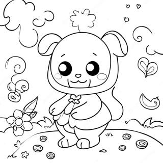 Whimsical W Coloring Page 10297-8396