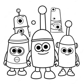 Storybots Coloring Page 10316-8401