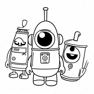 Colorful Storybots Adventure Coloring Page 10317-8409