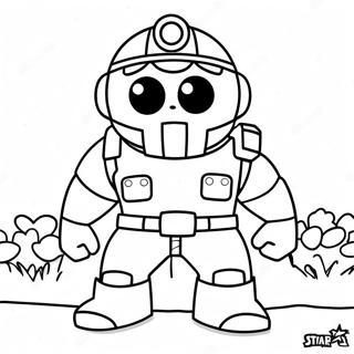 Brawl Stars Coloring Page 1031-826