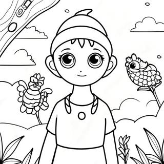 Garten Of Banban 5 Character Adventure Coloring Page 10327-8418