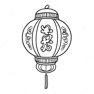 Chinese Lantern Festival Coloring Page 10387-8462