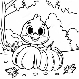 Fall Disney Coloring Page 10396-8472