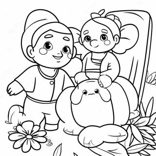 Garten Of Banban 6 Characters Coloring Page 10407-8485