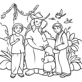 Garten Of Banban 6 Characters Coloring Page 10407-8486