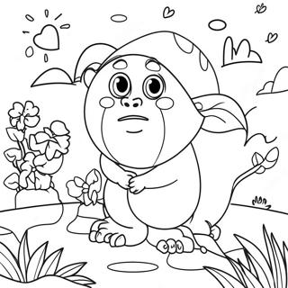 Garten Of Banban 6 Characters Coloring Page 10407-8488