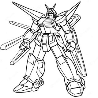 Gundam Coloring Page 10416-8483