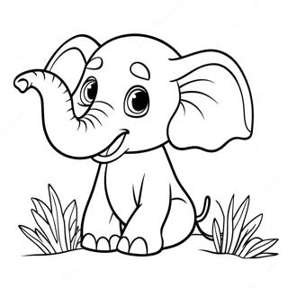 Drunk Elephant Coloring Page 10426-8494