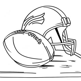 Exciting Super Bowl 58 Game Scene Coloring Page 10447-8513